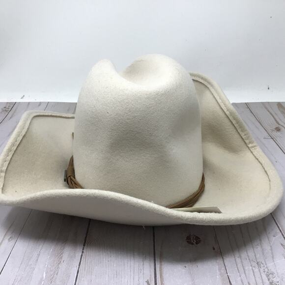 Stetson Mens Gus Soft Wool Crushable Cowboy Hat Silverbelly Color Size Large - Picture 3 of 7